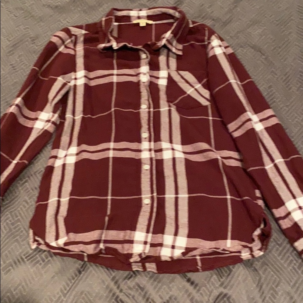 Flannel button down